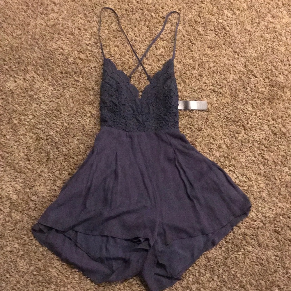 Blue romper